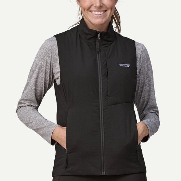 Patagonia - Nano-Air® Light Zip Front Slim Fit Polyester Black Vest - Medium - Picture 2 of 2